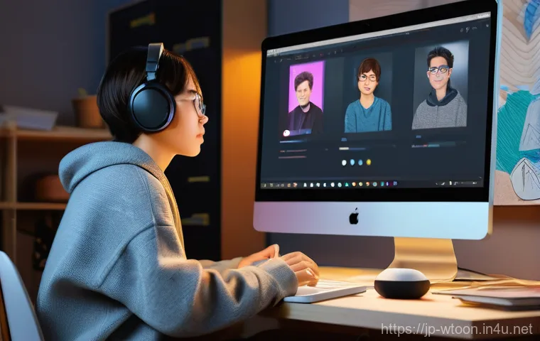 웹툰작가 커뮤니티 활용법 - **Vibrant Webtoon Creator Hub: Collaboration and Shared Passion**
    A bustling, modern co-working ...