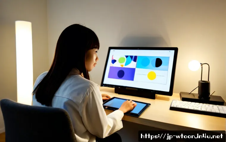 웹툰작가의 창작 기술 관련 이미지 1